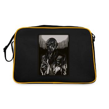 Nosferatu Vampire Dracula Bloodsucker Romania Blood - Retro Bag - black/gold - Back
