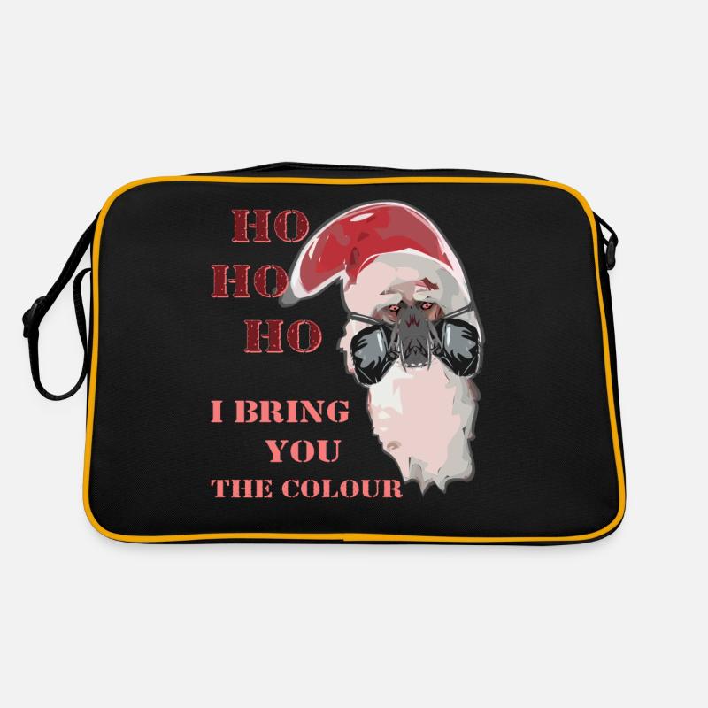 HOHOHO Weihnachtsmann Lackierer Retro Tasche