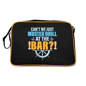 Ne pouvons-nous pas simplement rassembler drill au bar? Crusing Cr - Sac Retro - noir/or - Dos