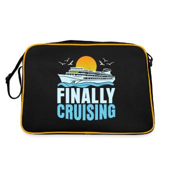 Finally Cruising Cruiser Vacation - Retro Bag - black/gold - Back