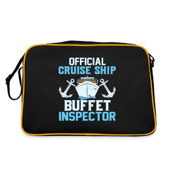 Inspecteur officiel du buffet du bateau de croisière Crusing Cru - Sac Retro - noir/or - Dos