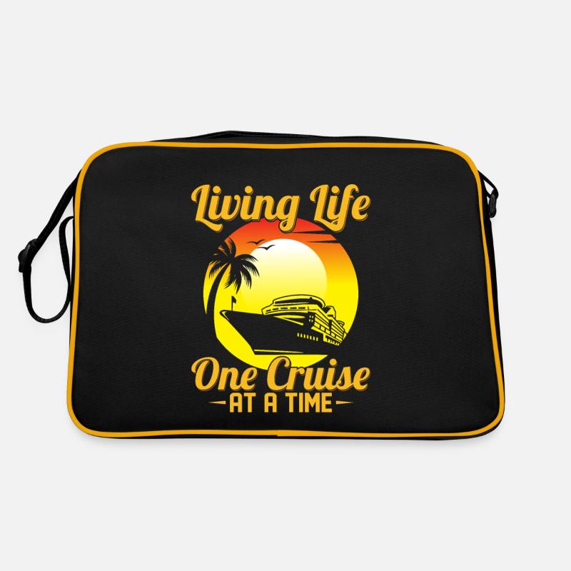 Vivre la vie Une croisière à la fois Des vacances de crusing Sac Retro