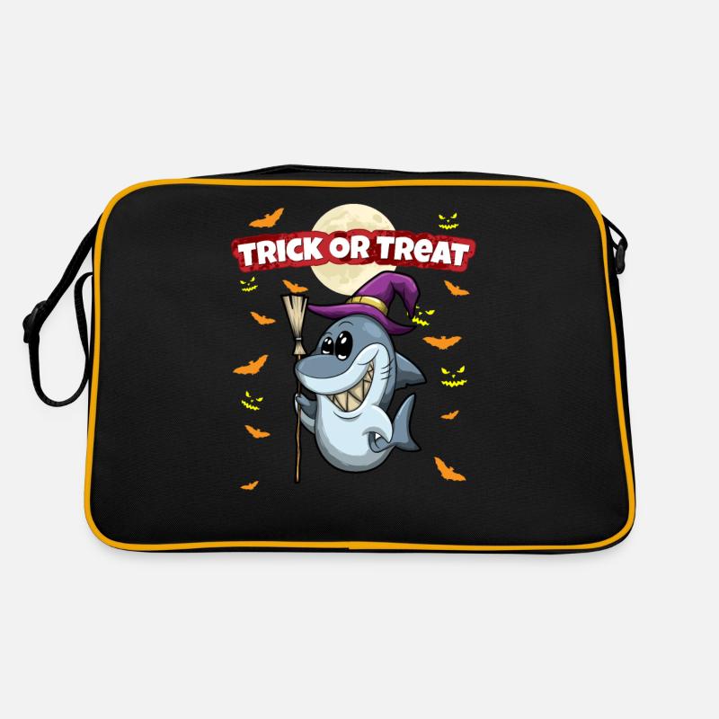 Truc ou traiter effrayant monstre d’Halloween effrayant Sac Retro