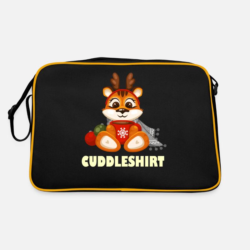 Cuddly Shirt Cuddle Cozy Winter Warm Snow Retro Bag