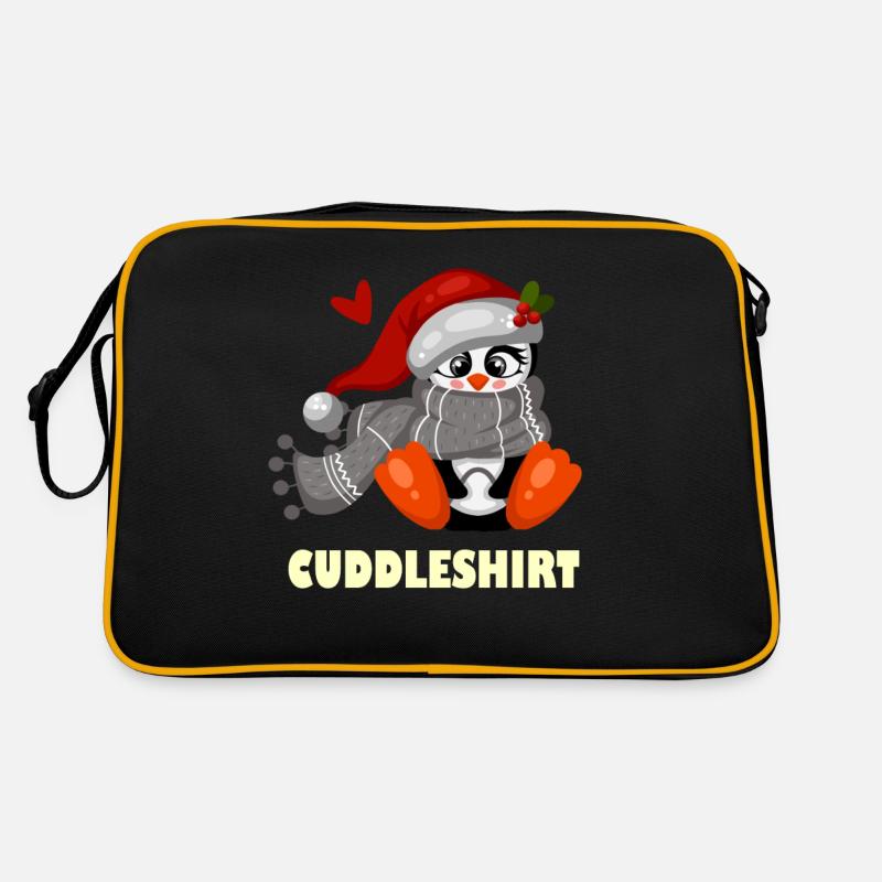 Cuddly Shirt Cuddle Cozy Winter Warm Snow Retro Bag