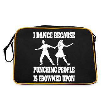 Dancing Gift Dance Sport Hobby Dancer Sport - Retro Bag - black/gold - Back