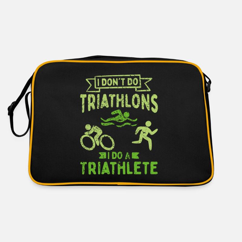 Triathlon Triathlet Retro Tasche