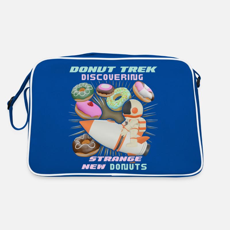 Donut trek, beignets dans l’espace, drôle d’astronaute Sac Retro