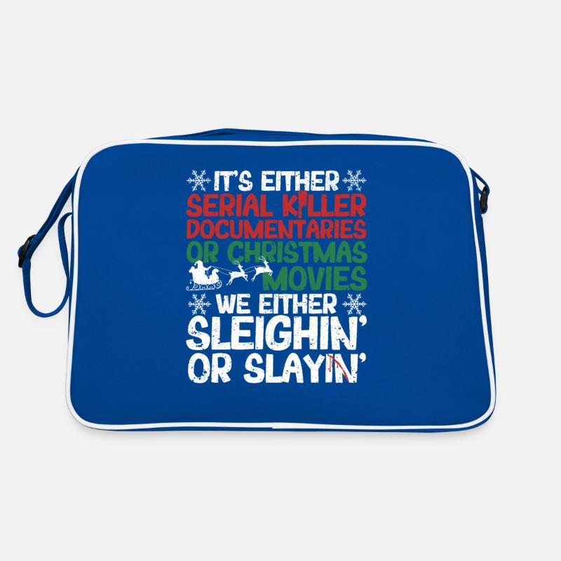 Either Serial Killer Documentaries Christmas Retro Bag