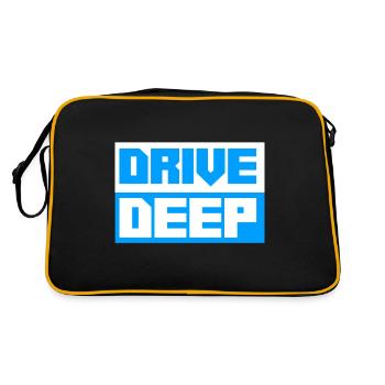 Lowered Tuning Car - Retro Bag - black/gold - Back