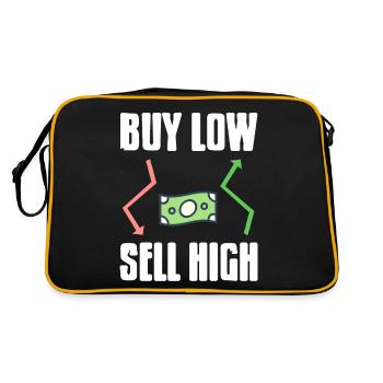 Acheter Low Sell High Awesome Stock Crypto Investor - Sac Retro - noir/or - Dos