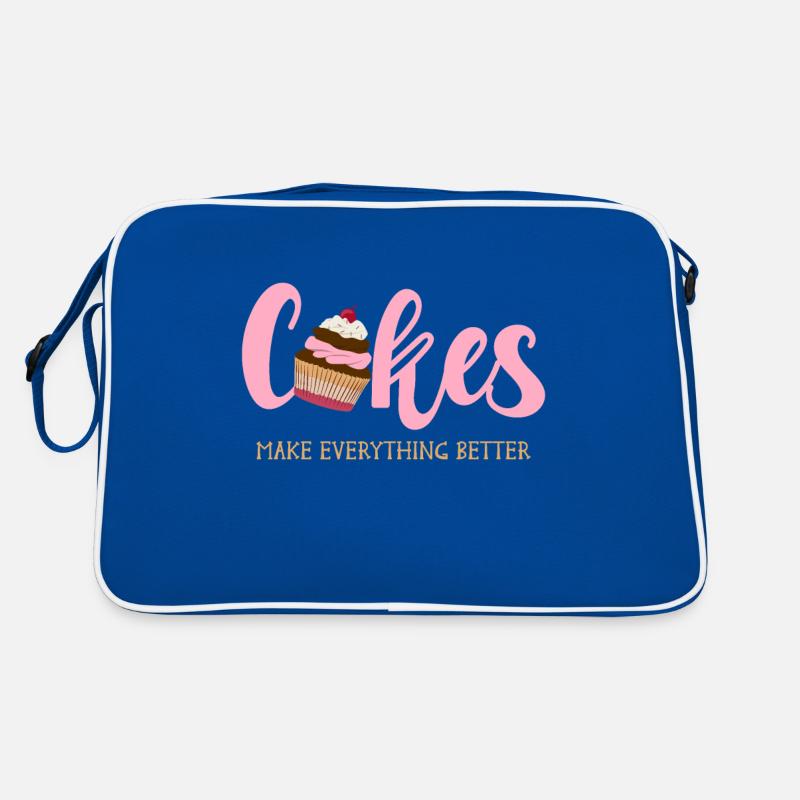 Kuchen Backen Bäcker Konditor Retro Tasche