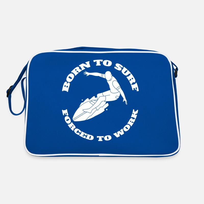 Surfer Surfing Surfboard Surf Instructor Surf Surf Retro Bag