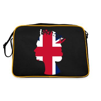 RIP Queen we will always remember you - Retro Bag - black/gold - Back