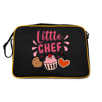 Baking Baker Baker Bakery Confectionery Cake - Retro Bag - black/gold - Back