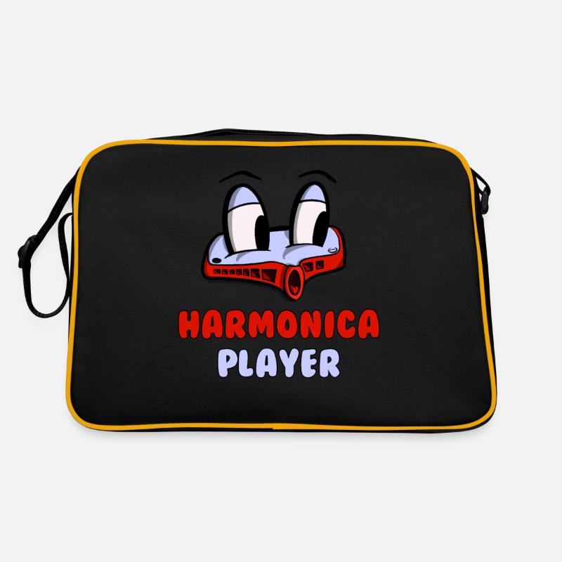 Harmonica player pour harmoniciste Sac Retro
