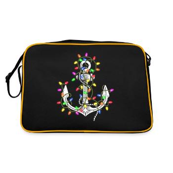Lumières de Noël Croisière nautique - Sac Retro - noir/or - Dos