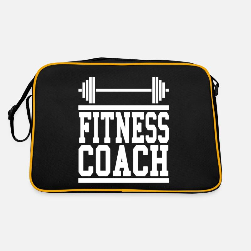 FITNESS COACH Cool Awesome Trainer Designs Retro Bag