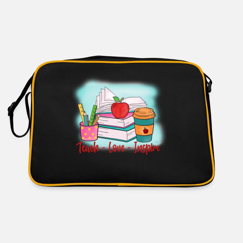 Enseignants Enseignants École Enseignants Personnel enseignant Sac Retro