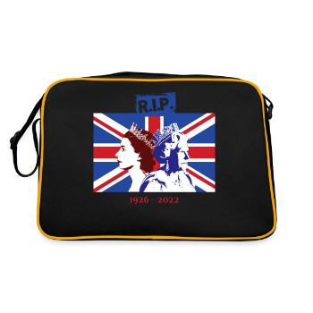 RIP - La reine Elizabeth II - La fin d’une époque - Sac Retro - noir/or - Dos