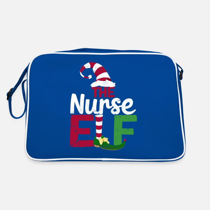 Die Krankenschwester Elf Funny Matching Familie Retro Tasche