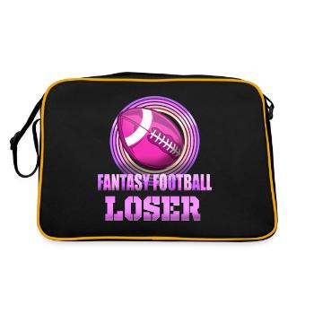Fantasy Football Loser - Sac Retro - noir/or - Dos