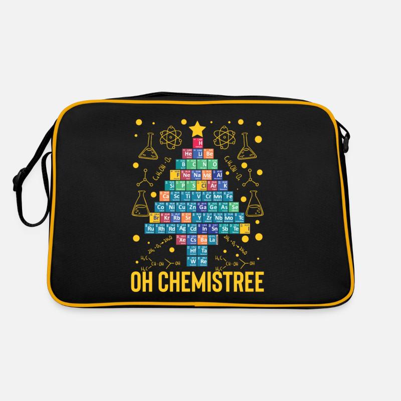 Oh Chemistree Science Christmas Tree Chemistry Retro Bag