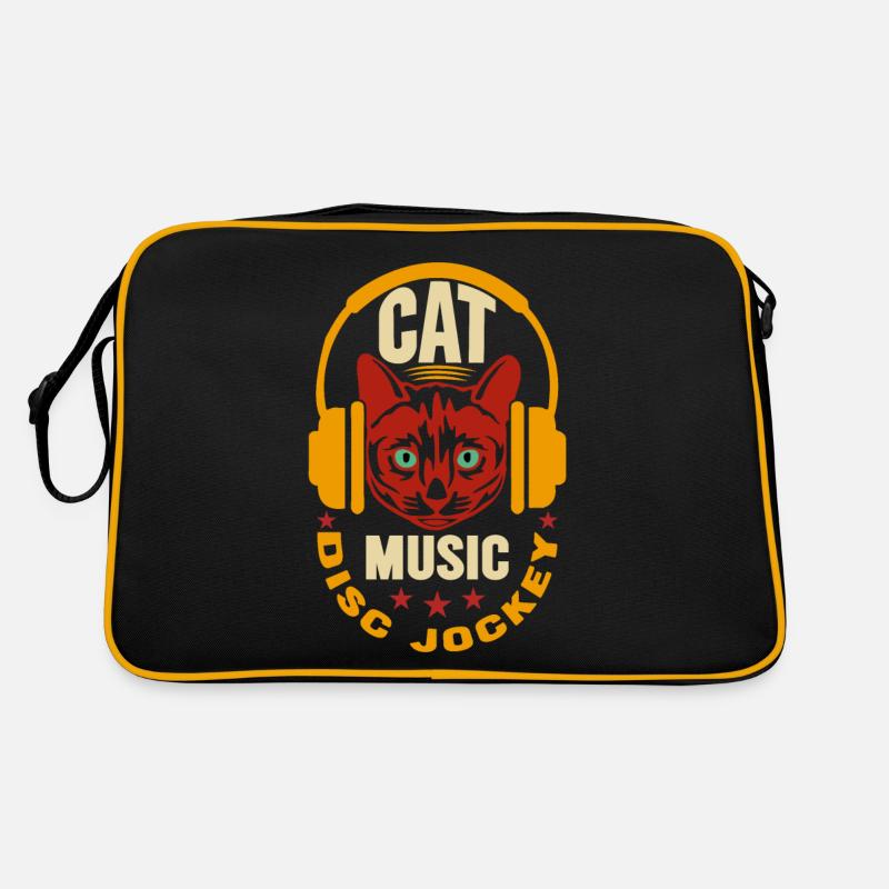 Cat Music Retro Bag