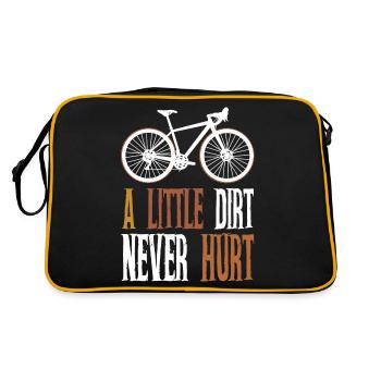 Gravel Bike Cycliste Cyclocross Gravelbike - Sac Retro - noir/or - Dos
