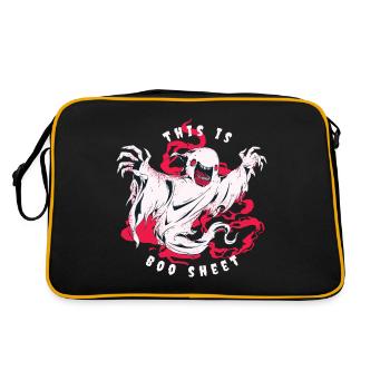 C’est Boo Sheet Ghost Halloween - Sac Retro - noir/or - Dos