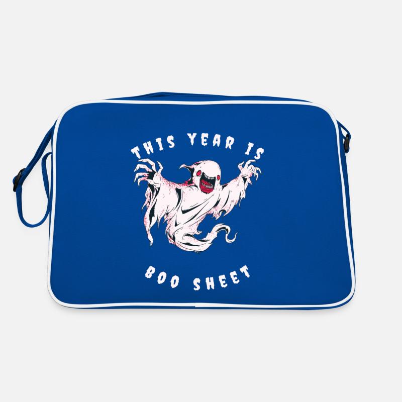 This Year Is Boo Sheet Halloween Ghost Retro Tasche
