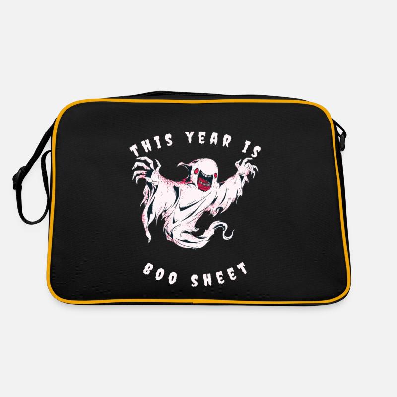 This Year Is Boo Sheet Halloween Ghost Retro Tasche