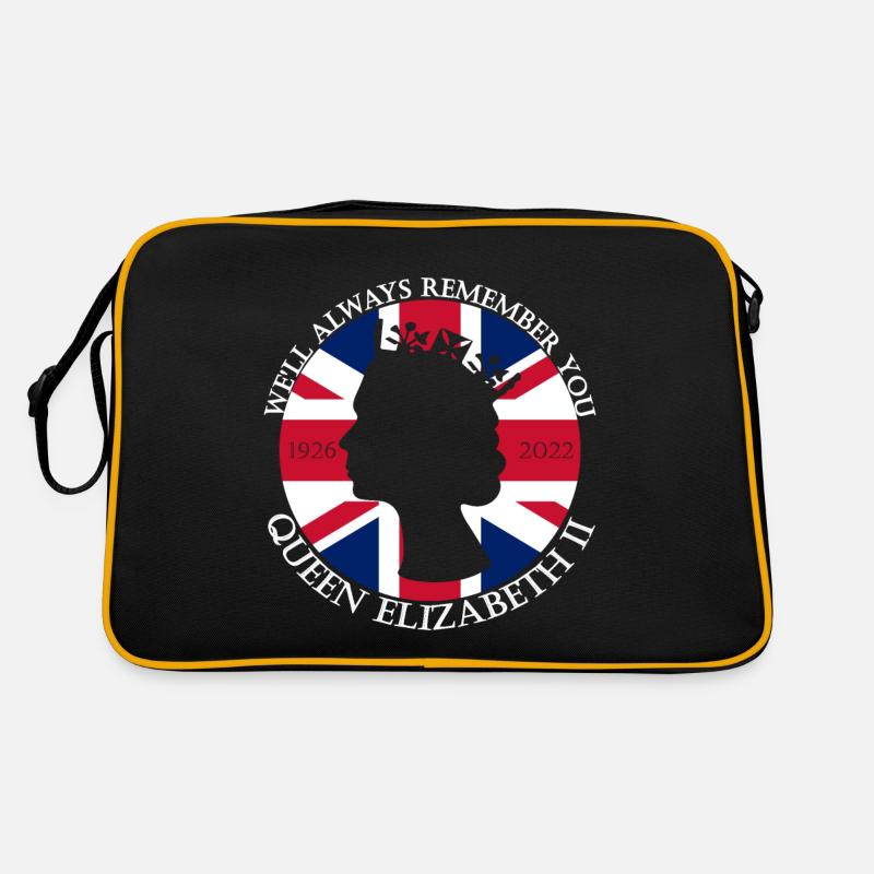 RIP Queen wir werden uns immer an dich erinnern Retro Tasche