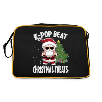 Teen Girls K-Pop Noël K Pop Père Noël - Sac Retro - noir/or - Dos