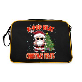 K-Pop Christmas Outfit Santa Claus for Teen Girls - Retro Bag - black/gold - Back