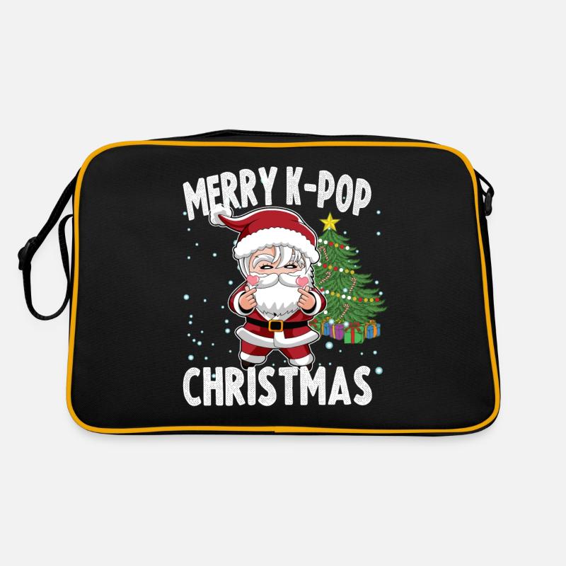 Merry Christmas Oppa Santa K-Pop Idol Retro Bag