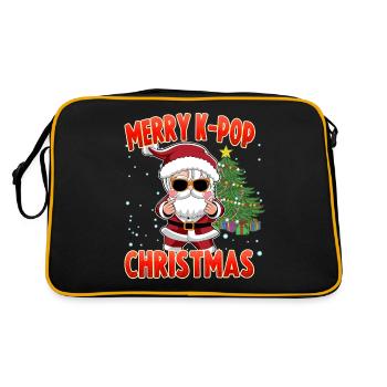 Merry K-Pop Christmas Santa K Pop Style - Retro Bag - black/gold - Back