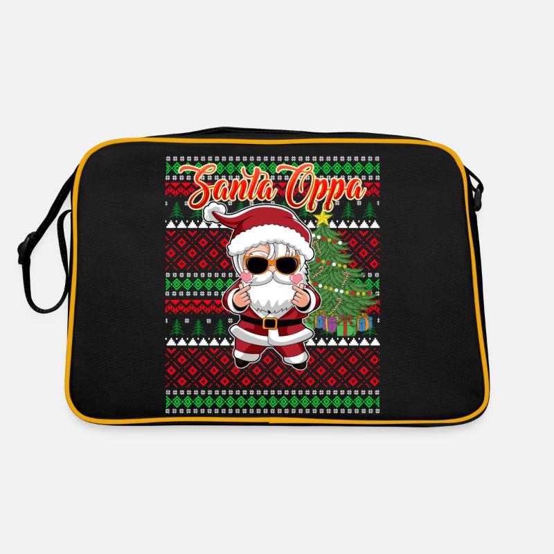 Christmas K-Pop Santa Oppa K Pop Retro Bag