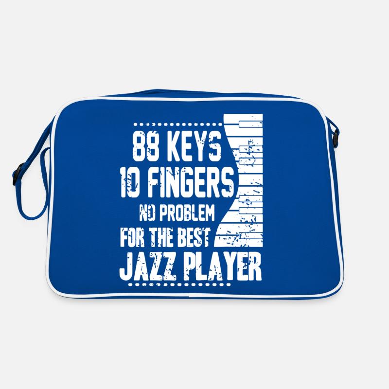 88 Keys 10 Fingers No Problem For Best Jazz Player Retro Tasche