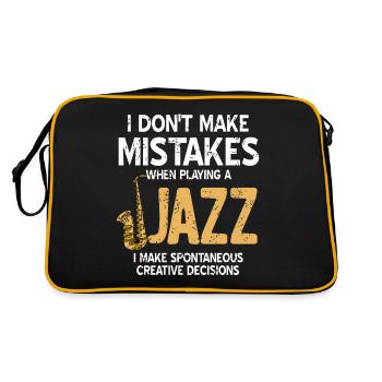 Don't Make Mistakes When Playing A Jazz Retro - Retro Bag - black/gold - Back