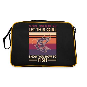 Pêcheurs Pêche Pêche Pêcheurs Pêcheurs Poisson Poisson - Sac Retro - noir/or - Dos