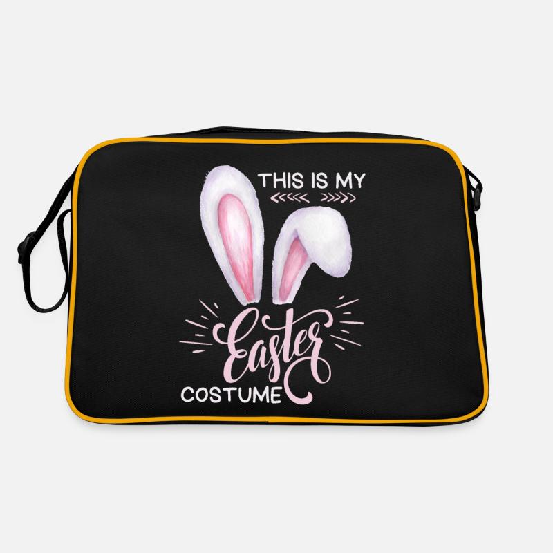 Easter , funny saying, rabbit ears, Easter Retro Bag