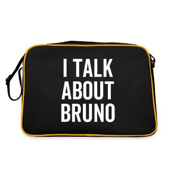 I Talk About Bruno - Retro Bag - black/gold - Back