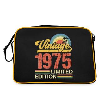 Millésime 1975 - Sac Retro - noir/or - Dos