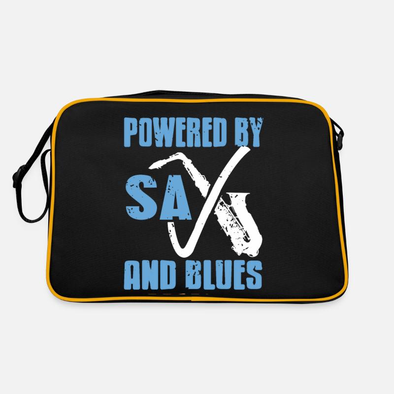 Propulsé par SAX et Blues Cool Retro Designs Sac Retro