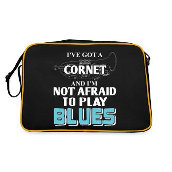 I've Got A Cornet & I'm Not Afraid To Play Blues - Retro Bag - black/gold - Back