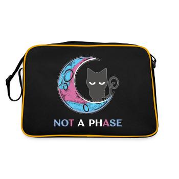 LGBTQ Nonbinary Colorful Rainbow Flag LGBTQ+ Pride - Retro Bag - black/gold - Back