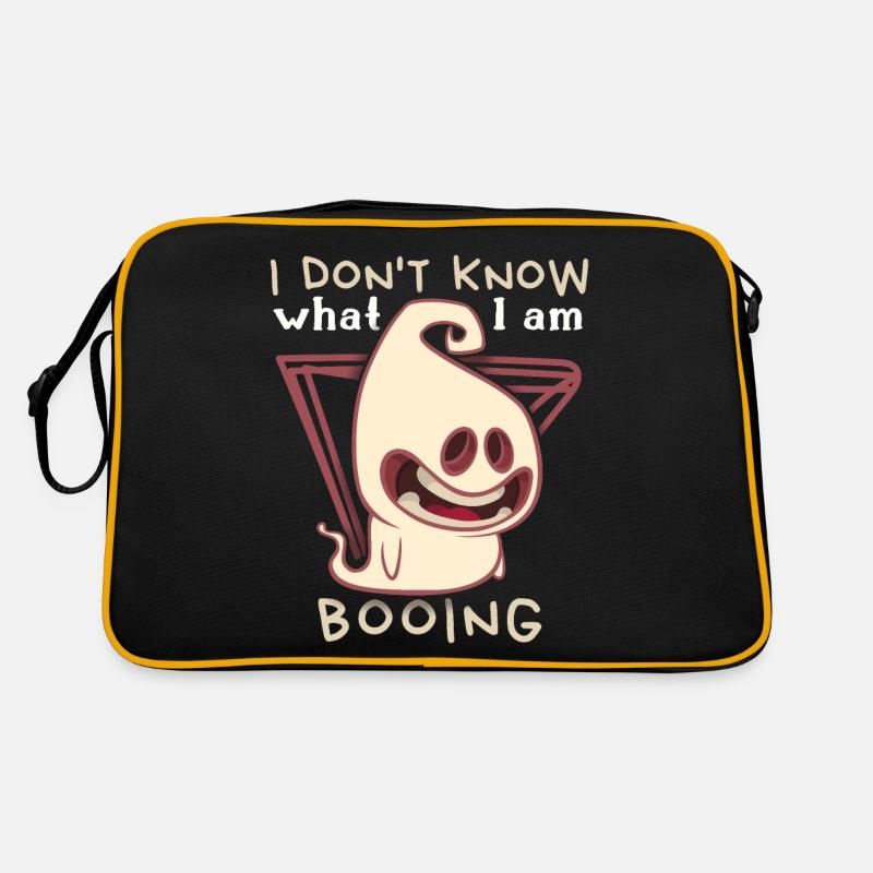 Lustiger-Geist, Boo-Schrecken Spruch Halloween Retro Tasche