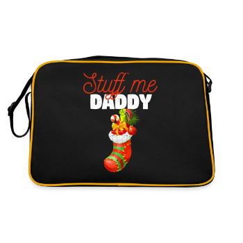 Blagues de Noël effrontées Stocker des trucs de Noël sales - Sac Retro - noir/or - Dos