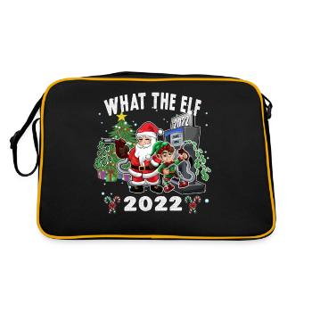 Qu’est-ce que le Père Noël Elf et la pompe à essence Elf - Sac Retro - noir/or - Dos